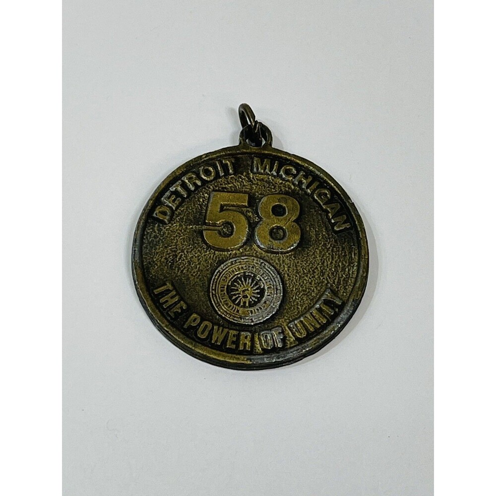 IBEW 58 Key FOB Chain 85th Anniversary The Power Of Unity Detroit Michigan